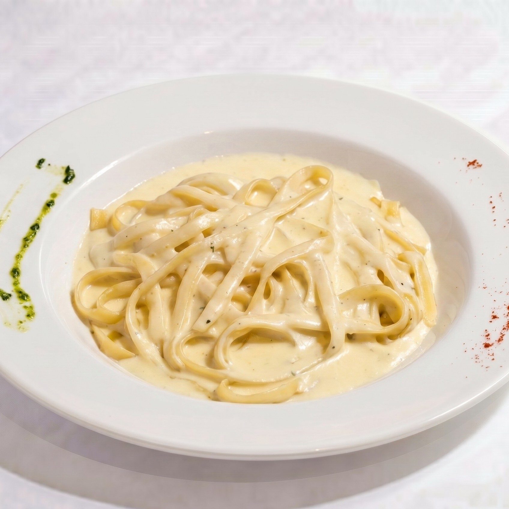 Kid's Fettuccine Alfredo.