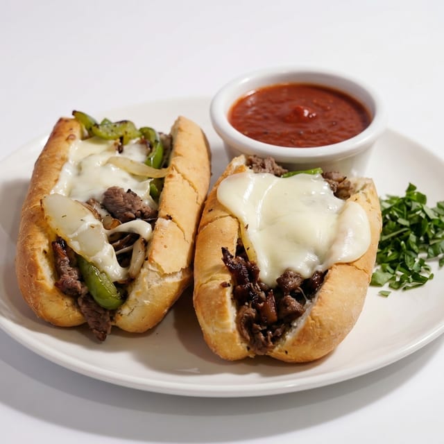 Meatball Parmigiana Sub.