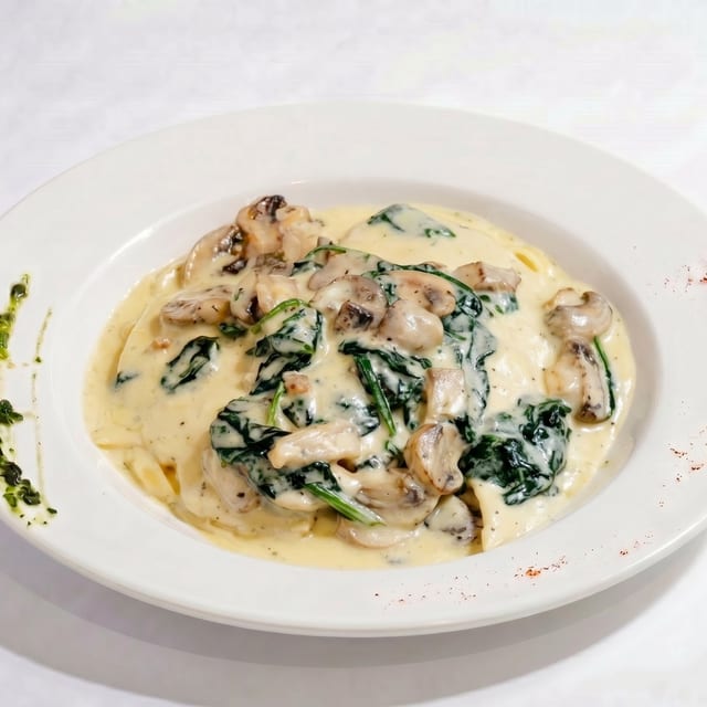 Chicken Florentine.