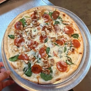 Chicken Alfredo Pizza