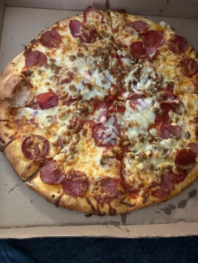 Meat Lovers Pizza.
